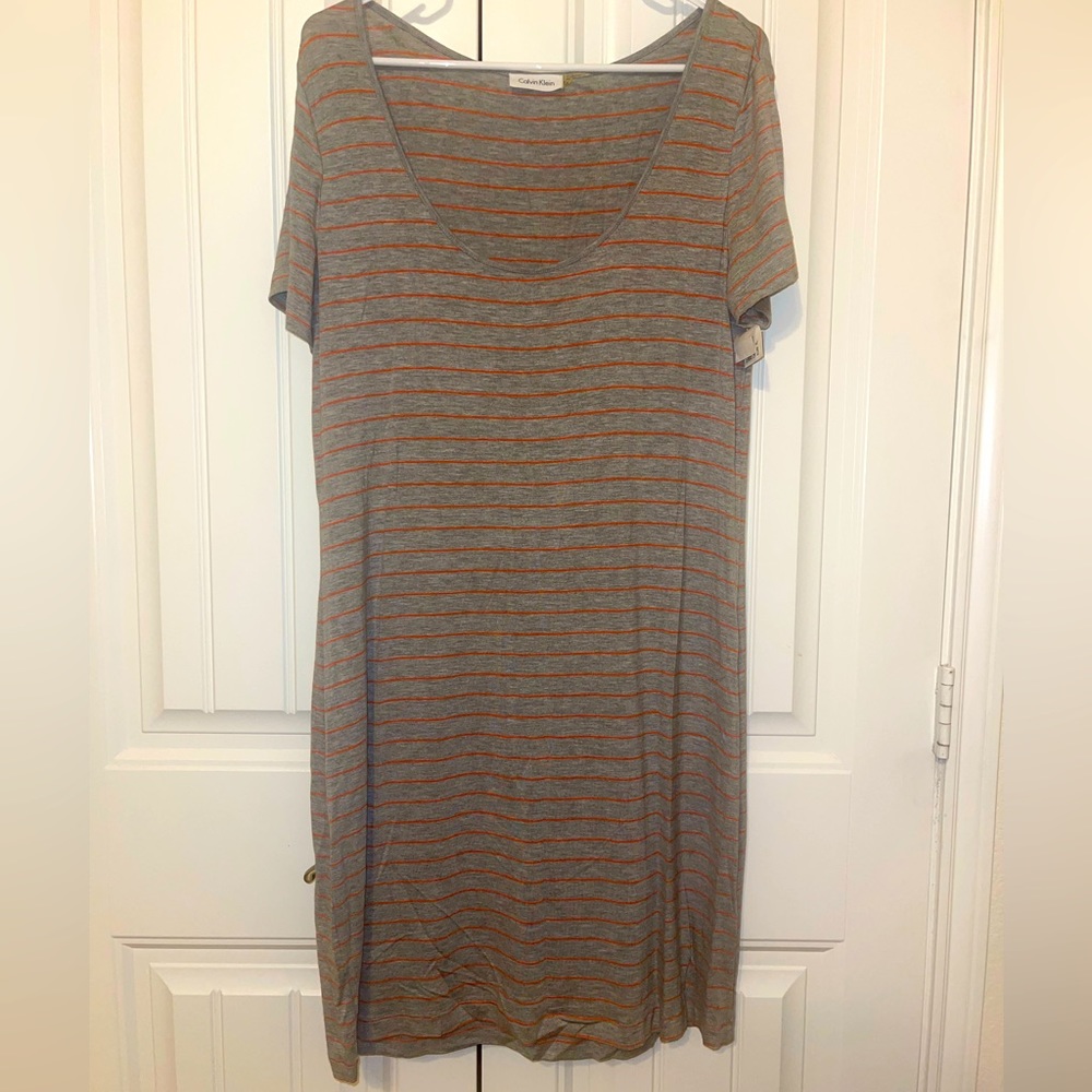 Calvin Klein. T-Shirt Dress. Size 12